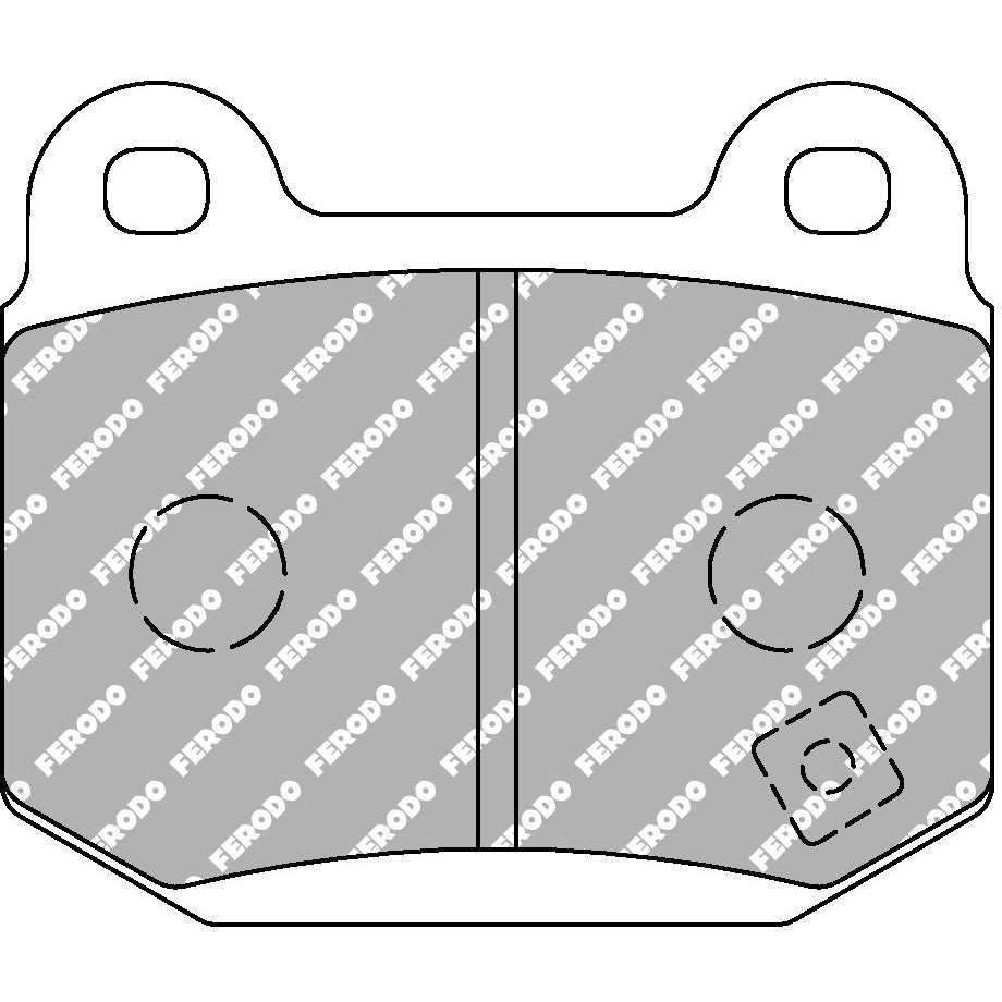 FERODO DS2500 FCP1562H BRAKE PAD FOR SUBARU (REAR) 2POT