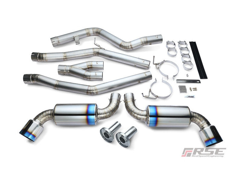 RSE TYPE-D TITANIUM CATBACK EXHAUST FOR SUPRA B58 (RB6090-TY06B)