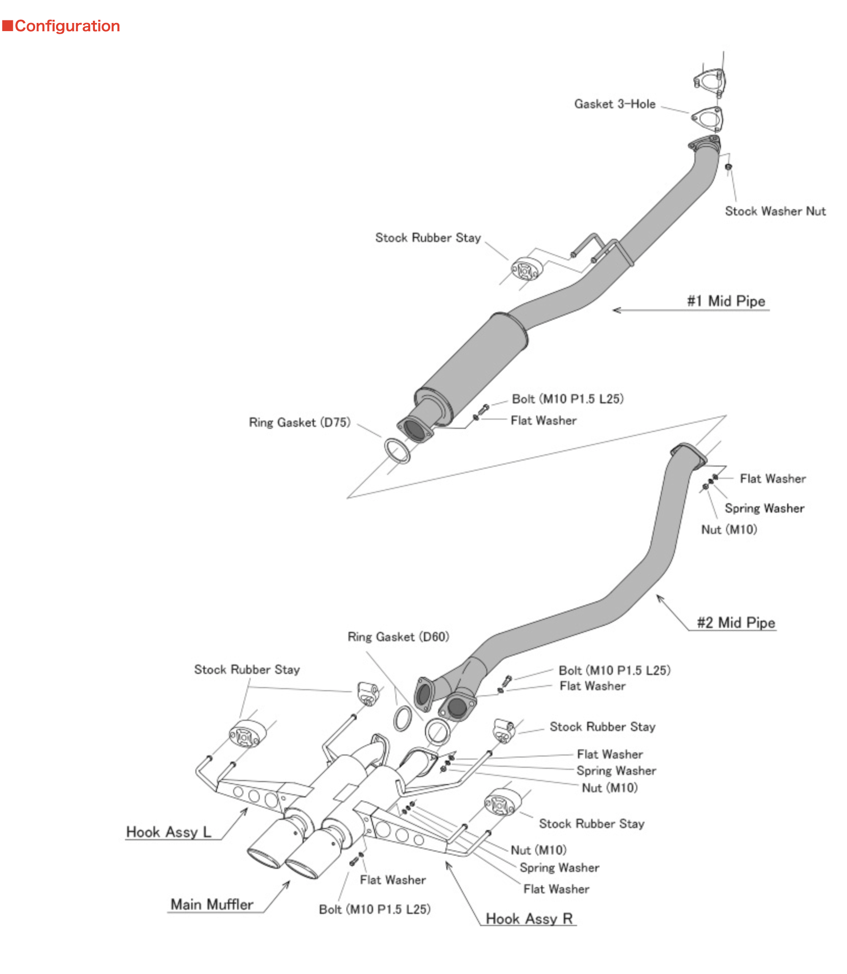 HKS HI-POWER MUFFLER FOR CIVIC FL5 ( 31006-KH001 )