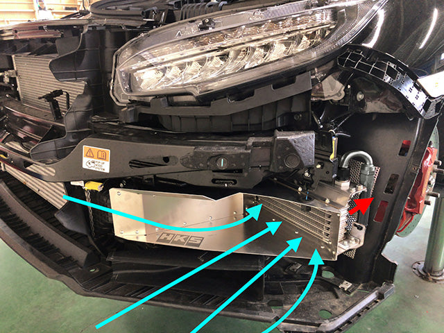 HKS S-TYPE OIL COOLER FOR CIVIC TYPE R FK8 (15004-AH104)