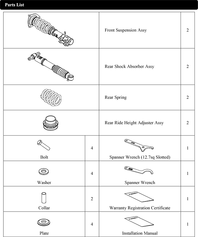 HKS HIPERMAX S SUSPENSION FOR TOYOTA AGH40 (80300-AT031)