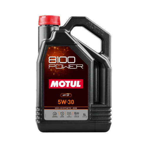MOTUL 8100 POWER 5W-30 ENGINE OIL ( 5L/BTL )