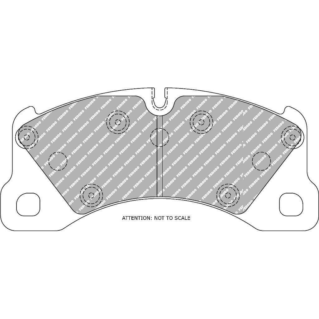 FERODO DS2500 FCP4064H BRAKE PAD FOR 19Z / 20Z / 21Z 6POT