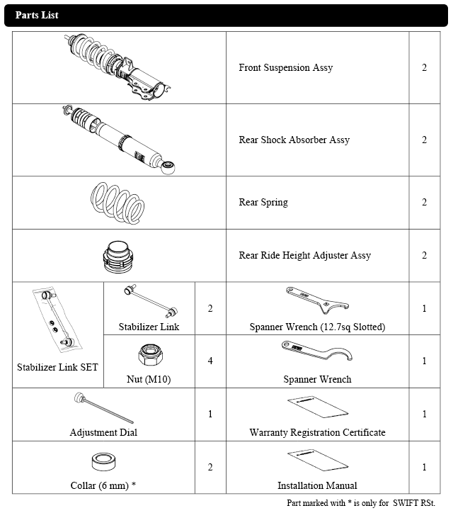HKS HIPERMAX S SUSPENSION ZC33S ( 80330-AS004 )