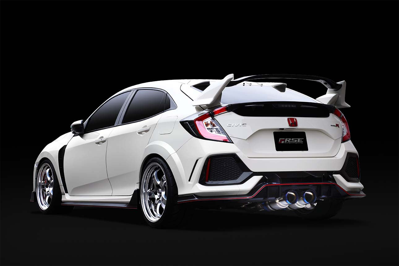 RSE TYPE-D TITANIUM CATBACK EXHAUST FOR CIVIC TYPE R FK8 (RB6090-HN06C)