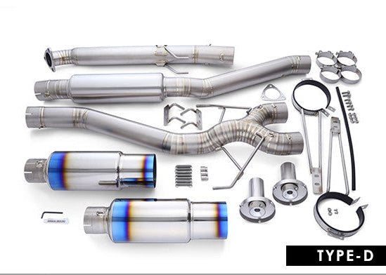 RSE TYPE-D TITANIUM CATBACK EXHAUST FOR CIVIC TYPE R FL5 (RB6090-HN06E)