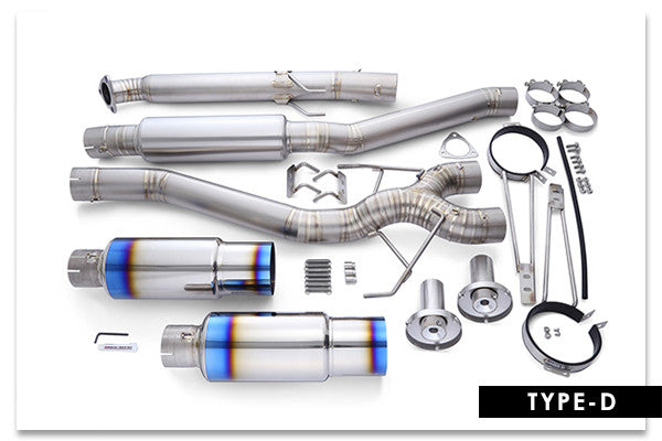 RSE TYPE-D TITANIUM CATBACK EXHAUST FOR CIVIC TYPE R FL5 (RB6090-HN06E)
