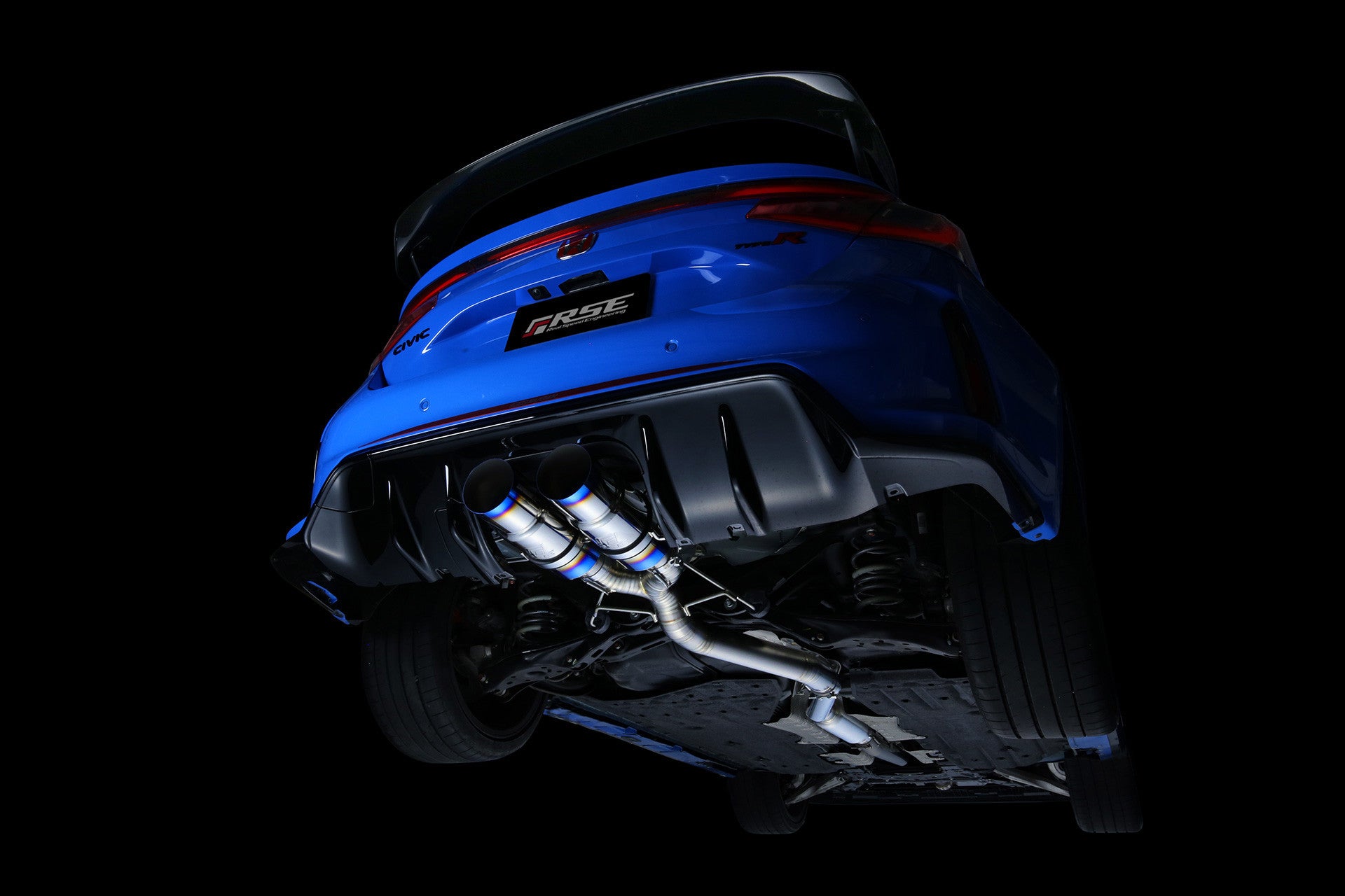 RSE TYPE-D TITANIUM CATBACK EXHAUST FOR CIVIC TYPE R FL5 (RB6090-HN06E)