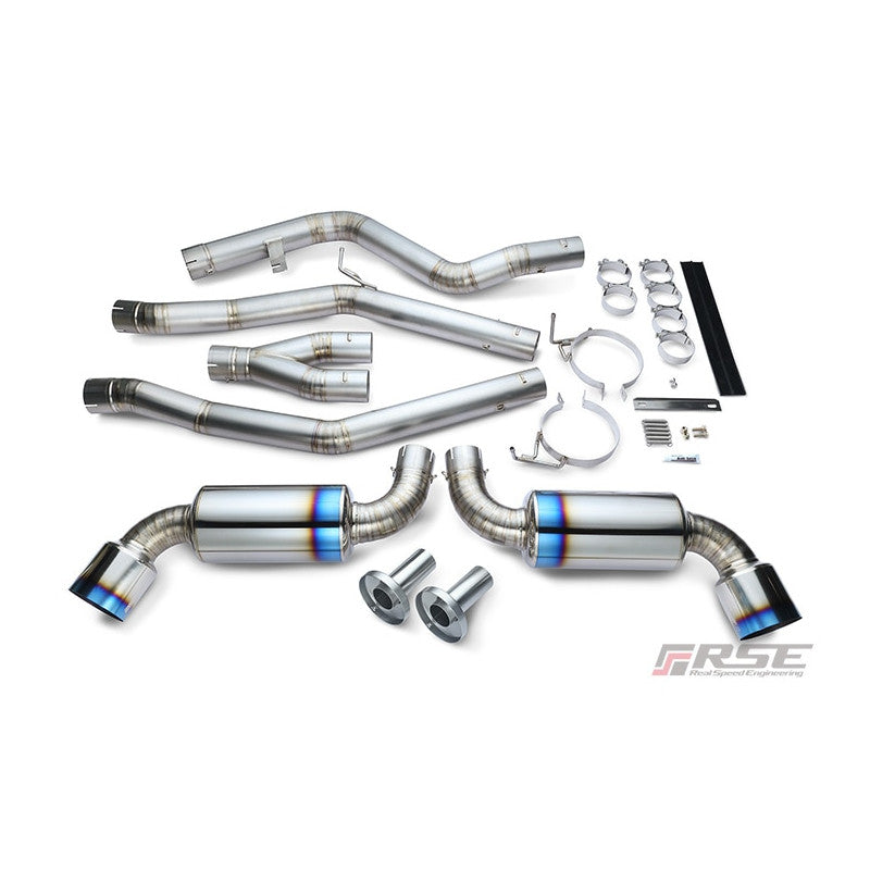 RSE TYPE-D TITANIUM CATBACK EXHAUST FOR SUPRA B58 (RB6090-TY06B)