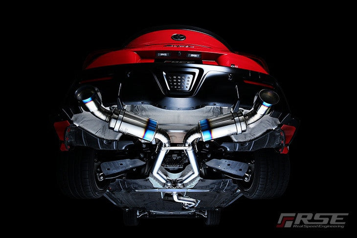 RSE TYPE-D TITANIUM CATBACK EXHAUST FOR SUPRA B58 (RB6090-TY06B)