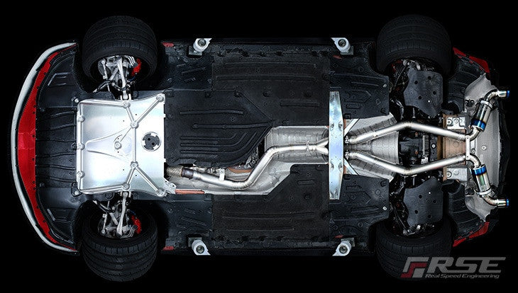 RSE TYPE-D TITANIUM CATBACK EXHAUST FOR SUPRA B58 (RB6090-TY06B)