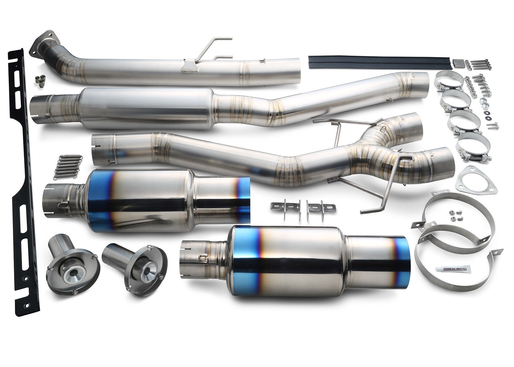 FULL TITANIUM MUFFLER CIVIC TYPE-R FK8 TYPE-D (DUAL) ( RB6090-HN06C )