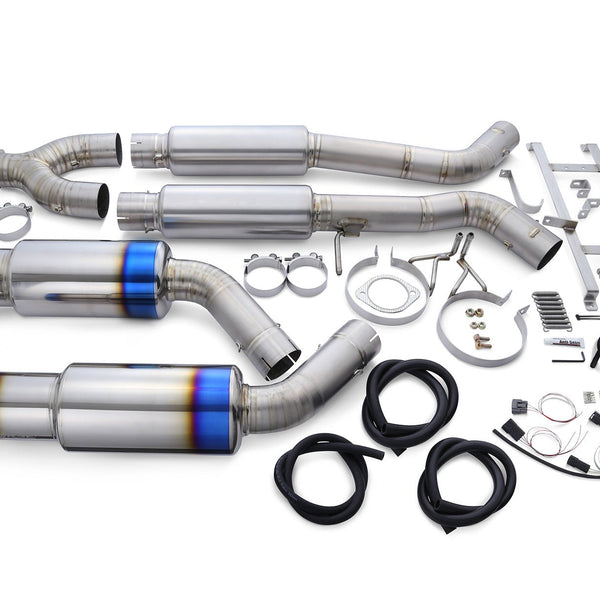 FULL TITANIUM MUFFLER FAIRLADY Z Z34 TYPE-D (DUAL) ( RB6090-NS02B )