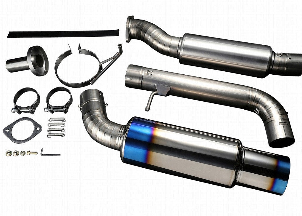 FULL TITANIUM MUFFLER FAIRLADY Z Z34 TYPE-R (SINGLE) ( RB6090-NS02A )