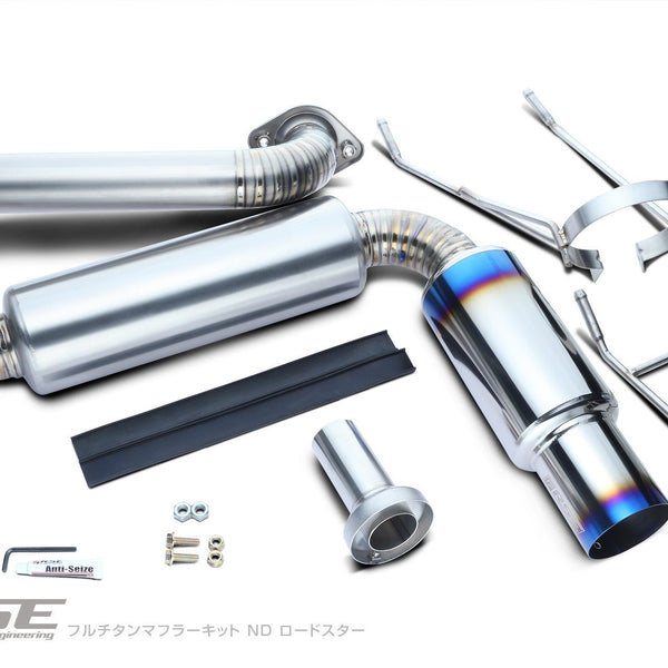 FULL TITANIUM MUFFLER ND ROADSTER MX-5 ( RB6090-MZ06A )