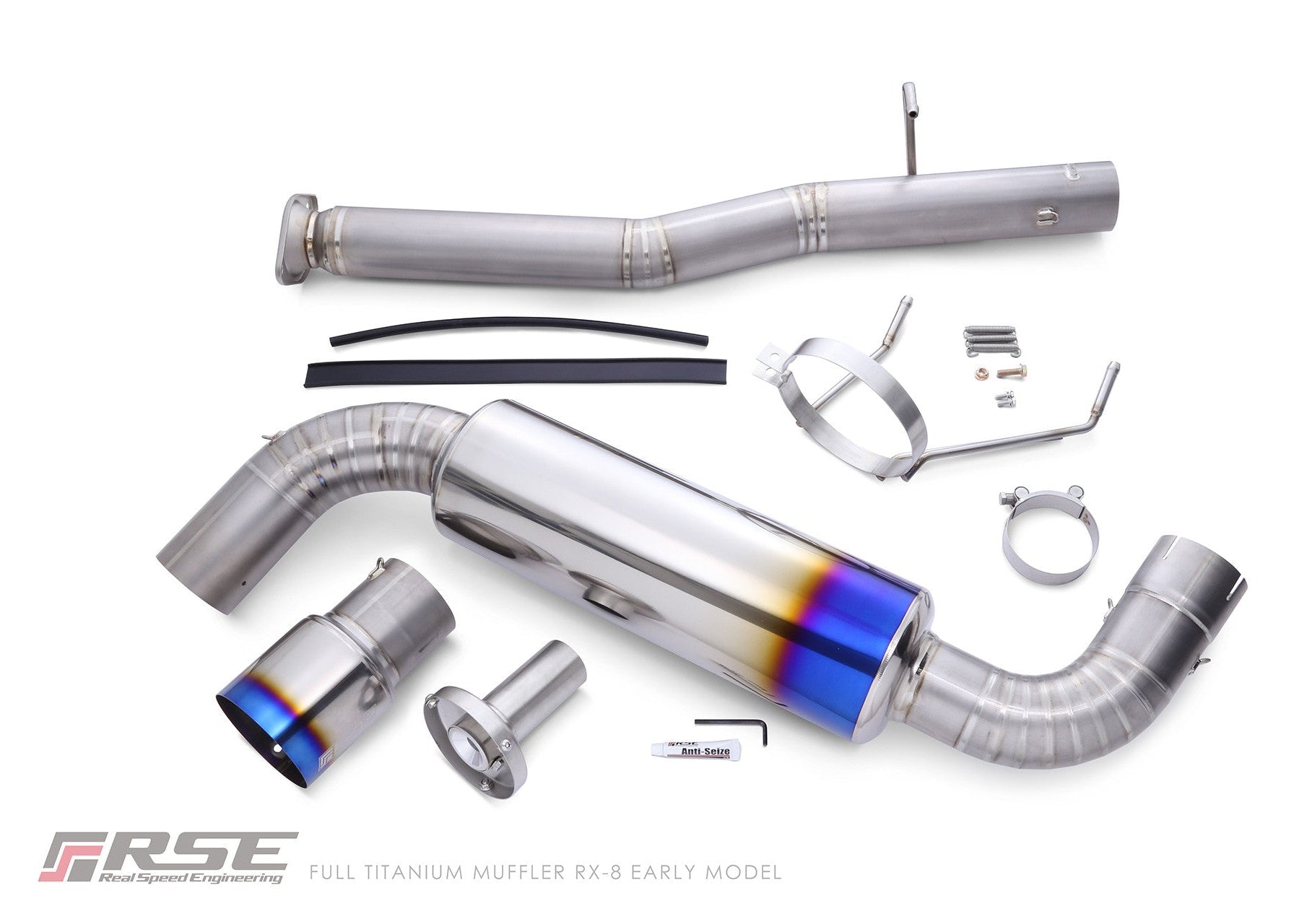 FULL TITANIUM MUFFLER RX-8 EARLY MODEL ( RB6090-MZ07A )