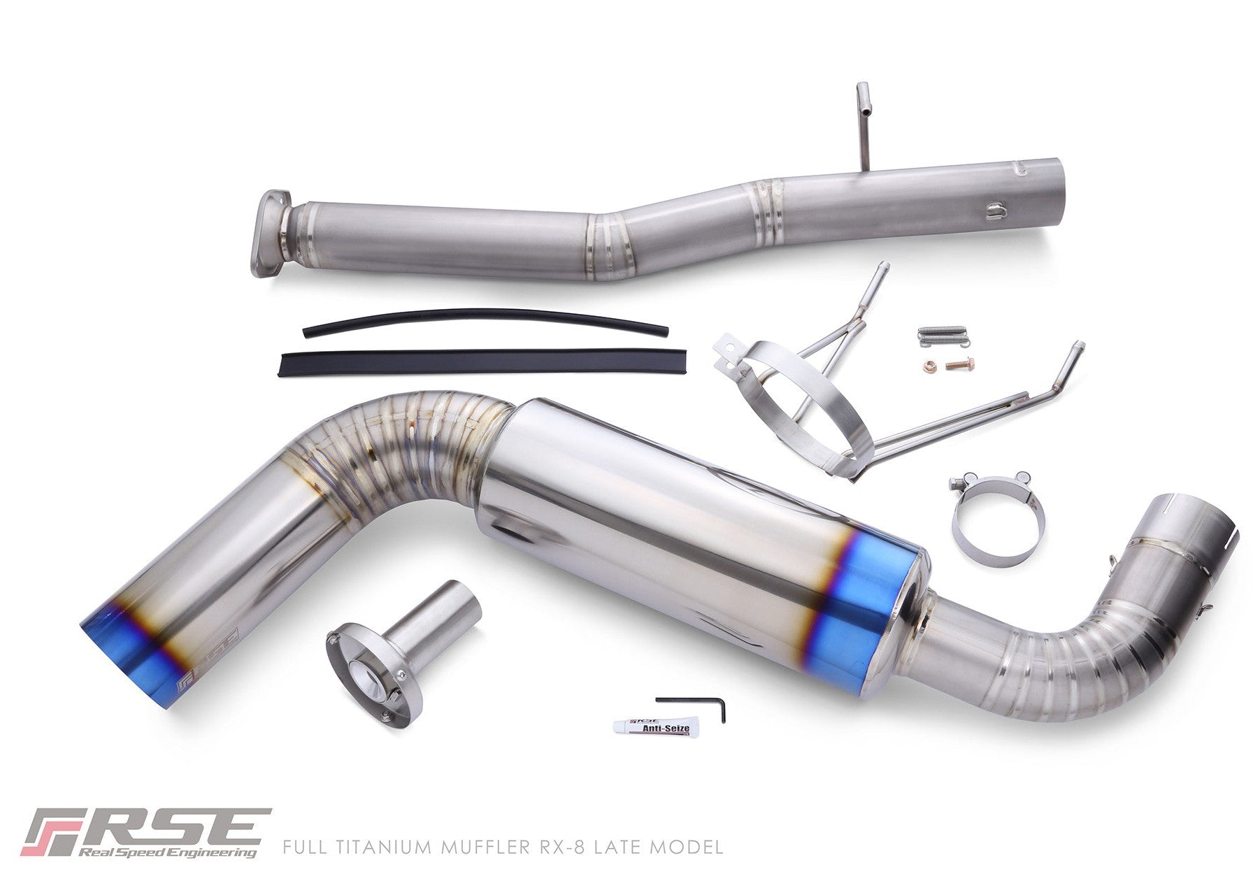 FULL TITANIUM MUFFLER RX-8 LATE MODEL ( RB6090-MZ07B )