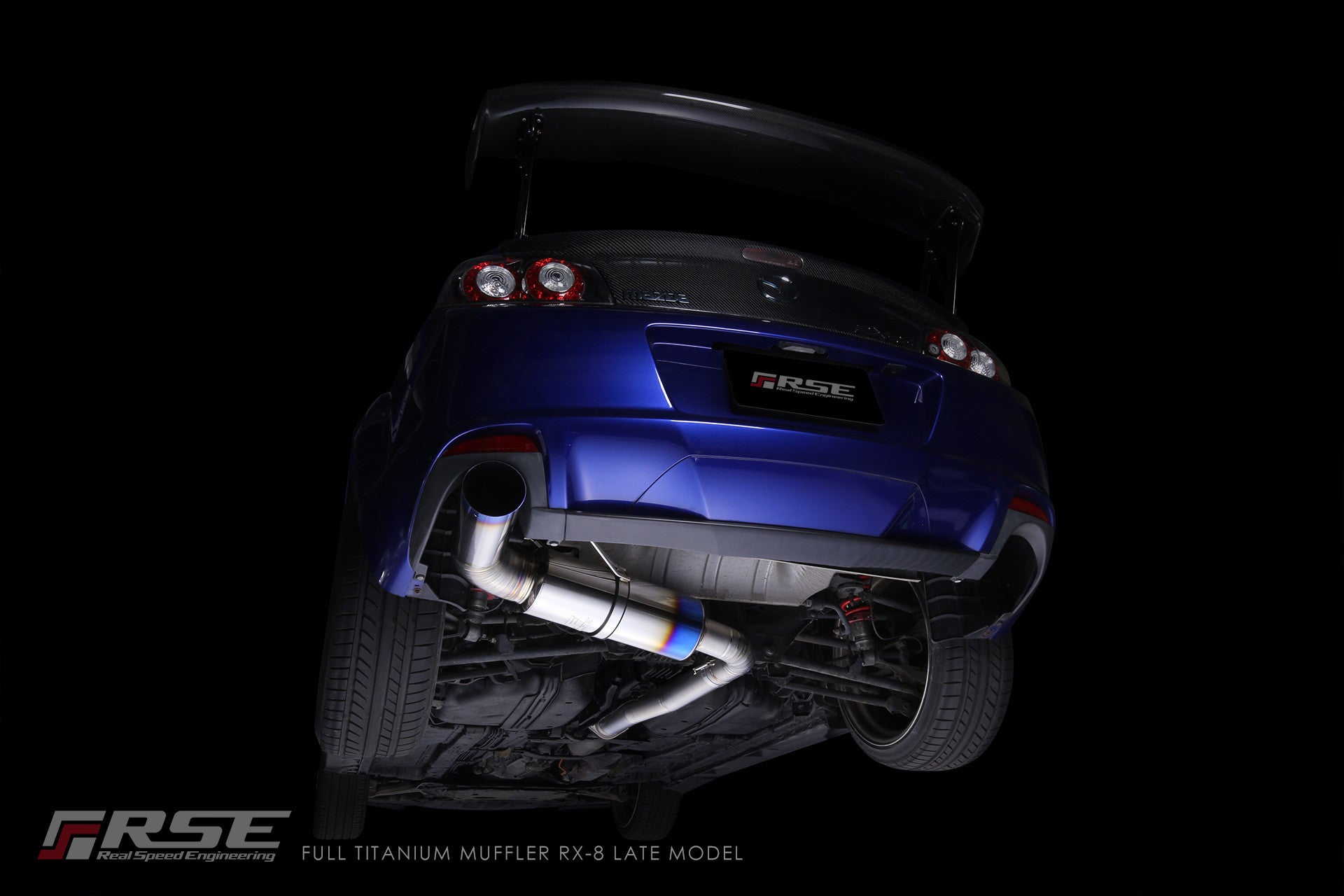 FULL TITANIUM MUFFLER RX-8 LATE MODEL ( RB6090-MZ07B )