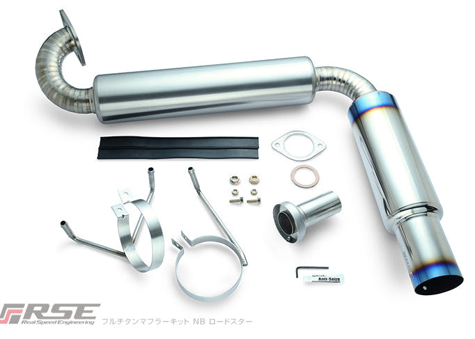 FULL TITANIUM MUFFLER NB ROADSTER MX-5 ( RB6090-MZ02A )
